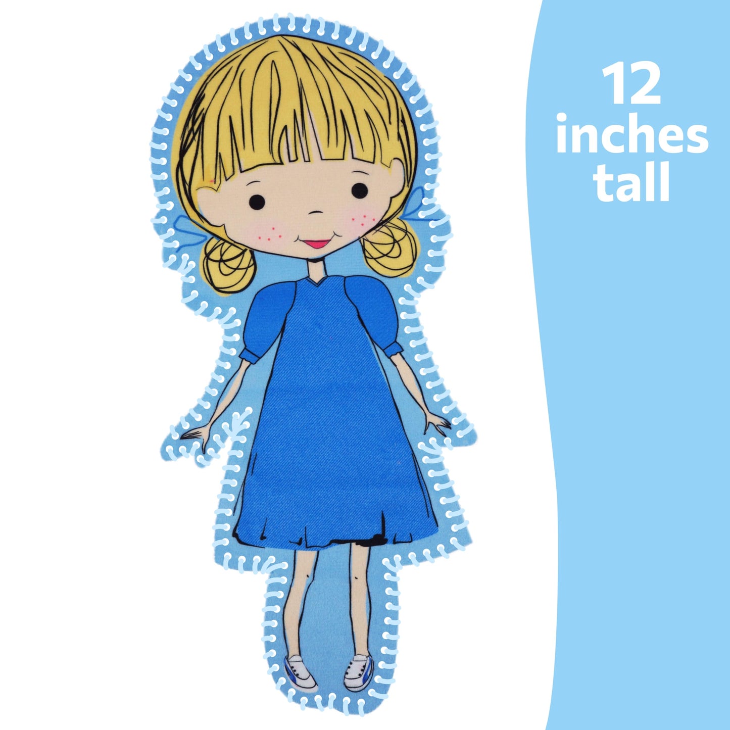 FancyOh! Sew Your Own Doll Kit - 4 Pieces Beginner Sewing Kit for Girls Age 5+ - Fun Educational Craft Kit Including Instruction