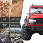 HobbyPark 1.0 Tires SCX24 Tires Soft Rubber for 1/18 TRX4M Axial SCX24 Gladiator Bronco C10 JLU Deadbolt B17 Betty 1/18 1/24 RC