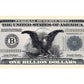 American Art Classics Billion Dollar Bill Pack - 50 Paper Banknotes, Black, Medium Size