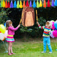 Piñata Bundle With A Blindfold And Bat (16 X 12 X 3 Inches), Cute Animal Piñata For Girls Boys Kids Birthday Party Toys Decoration For Animal Theme Birthday Party Game Supplies Photo Prop(Hedgehog)