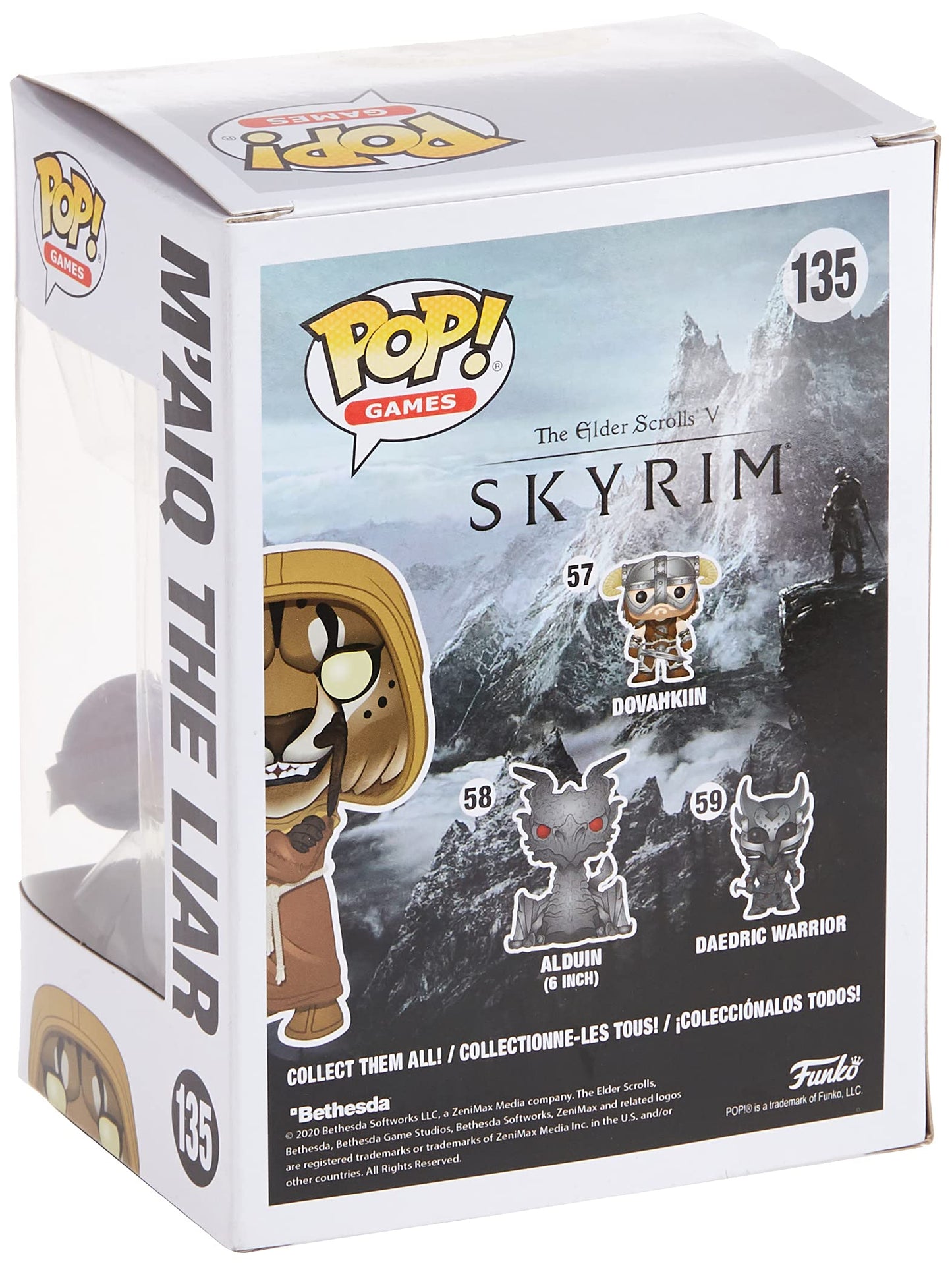Funko Pop! The Elder Scrolls V Skyrim M'Aiq The Liar Exclusive Vinyl Figure Maiq