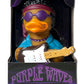 Celebriducks - Purple Waves - Floating Rubber Ducks - Collectible Bath Toy Gift For Kids & Adults Of All Ages