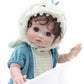 Cloveray Reborn Toddler Baby Doll Boy with Freckles - 18 Inch Realistic Full Vinyl Body Real Life Baby Dolls with Accessories for 3+ Year Old Girls Gifts  Pretend Play  enhanced Collectible Gift