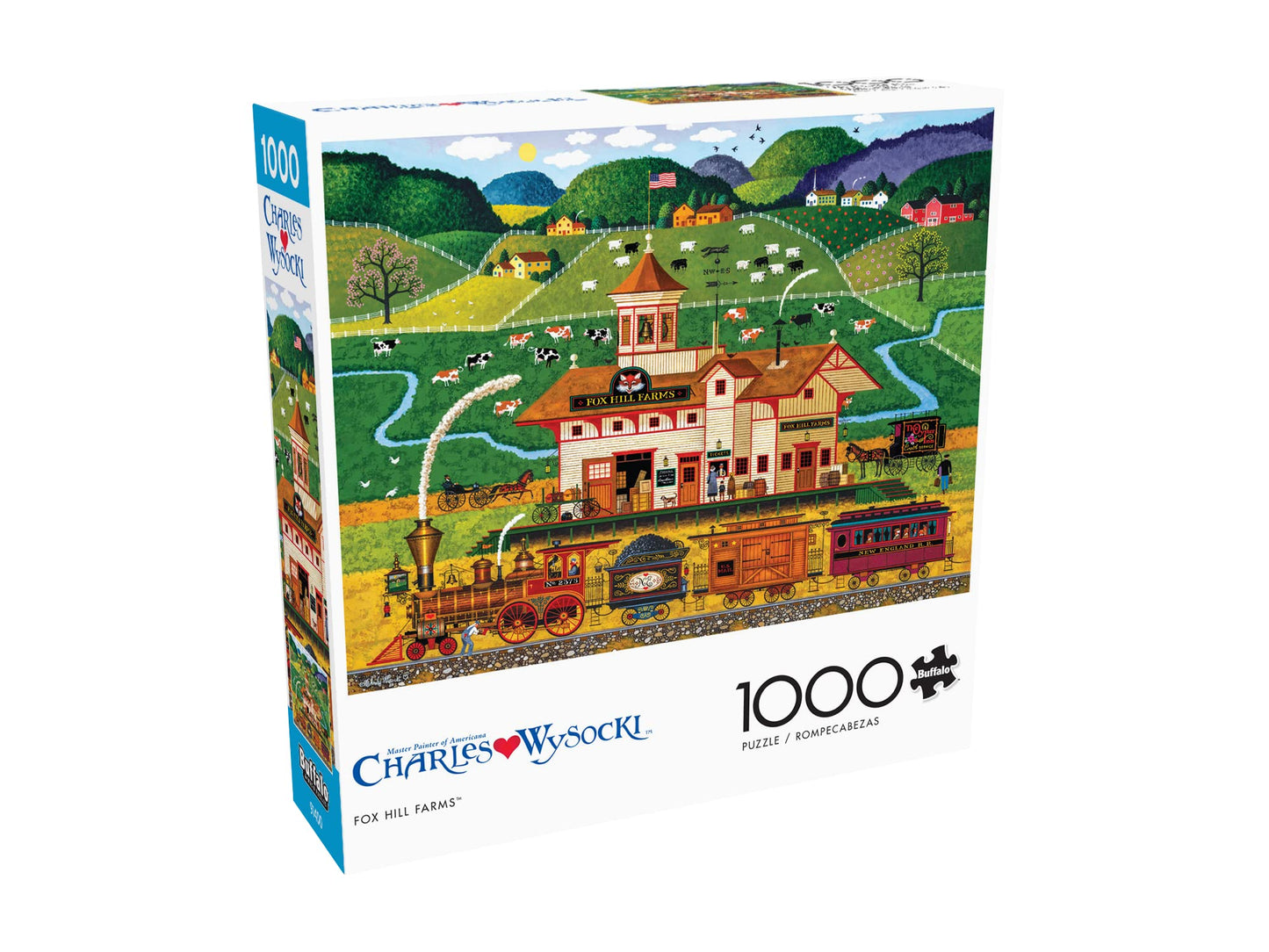 Buffalo Games - Charles Wysocki - Fox Hill Farms - 1000 Piece Jigsaw Puzzle