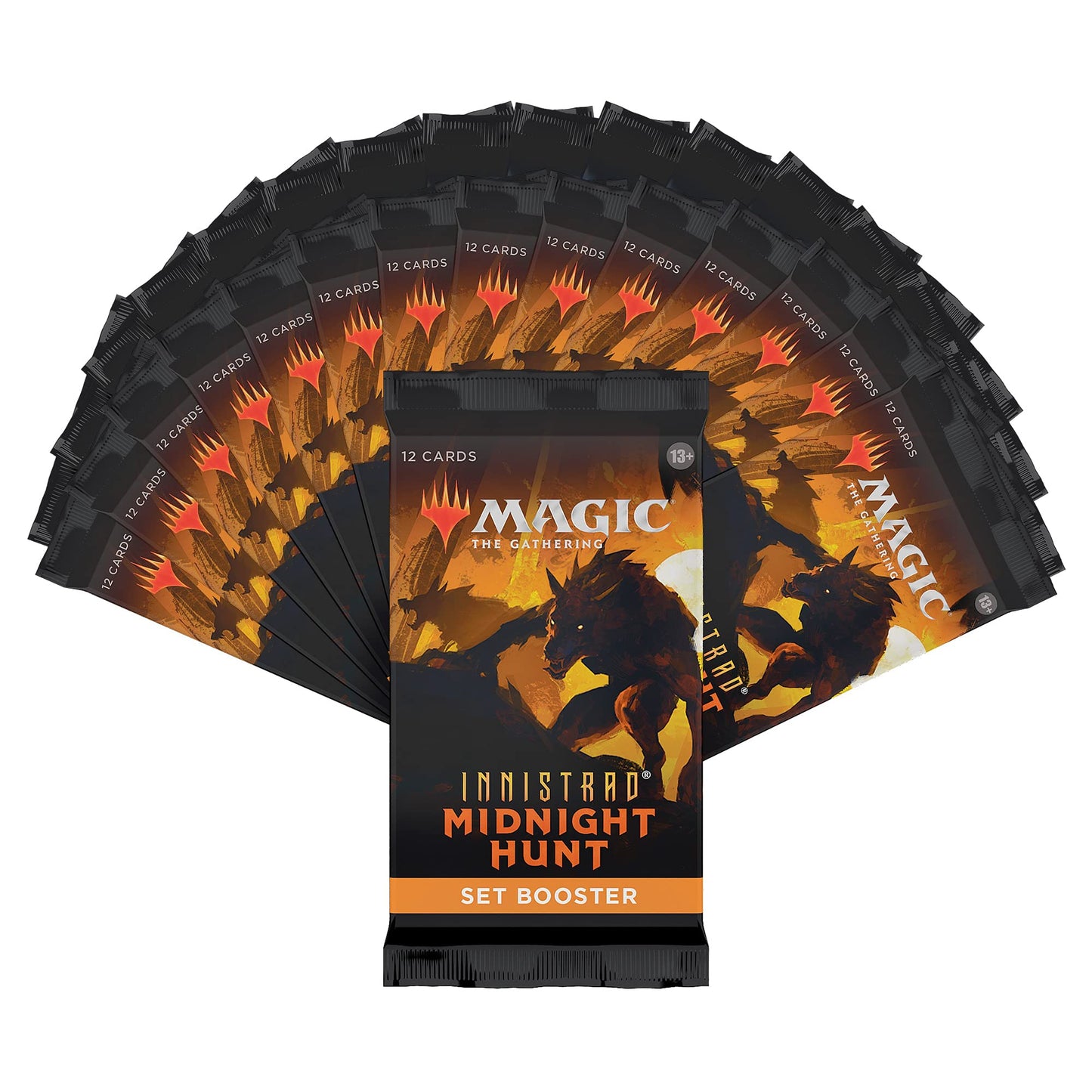 Magic: The Gathering Innistrad Midnight Hunt Set Booster Box - 12 Count (Pack of 30) - Model C89530000 - Paper
