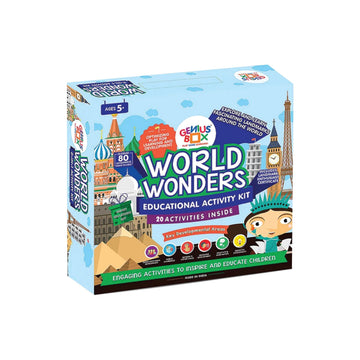 Genius Box Educational Toy For 5+ Year Age: World Wonders Diy, Activity Kit, Learning Kit, Educational Kit, Stem Toy 20 Activity