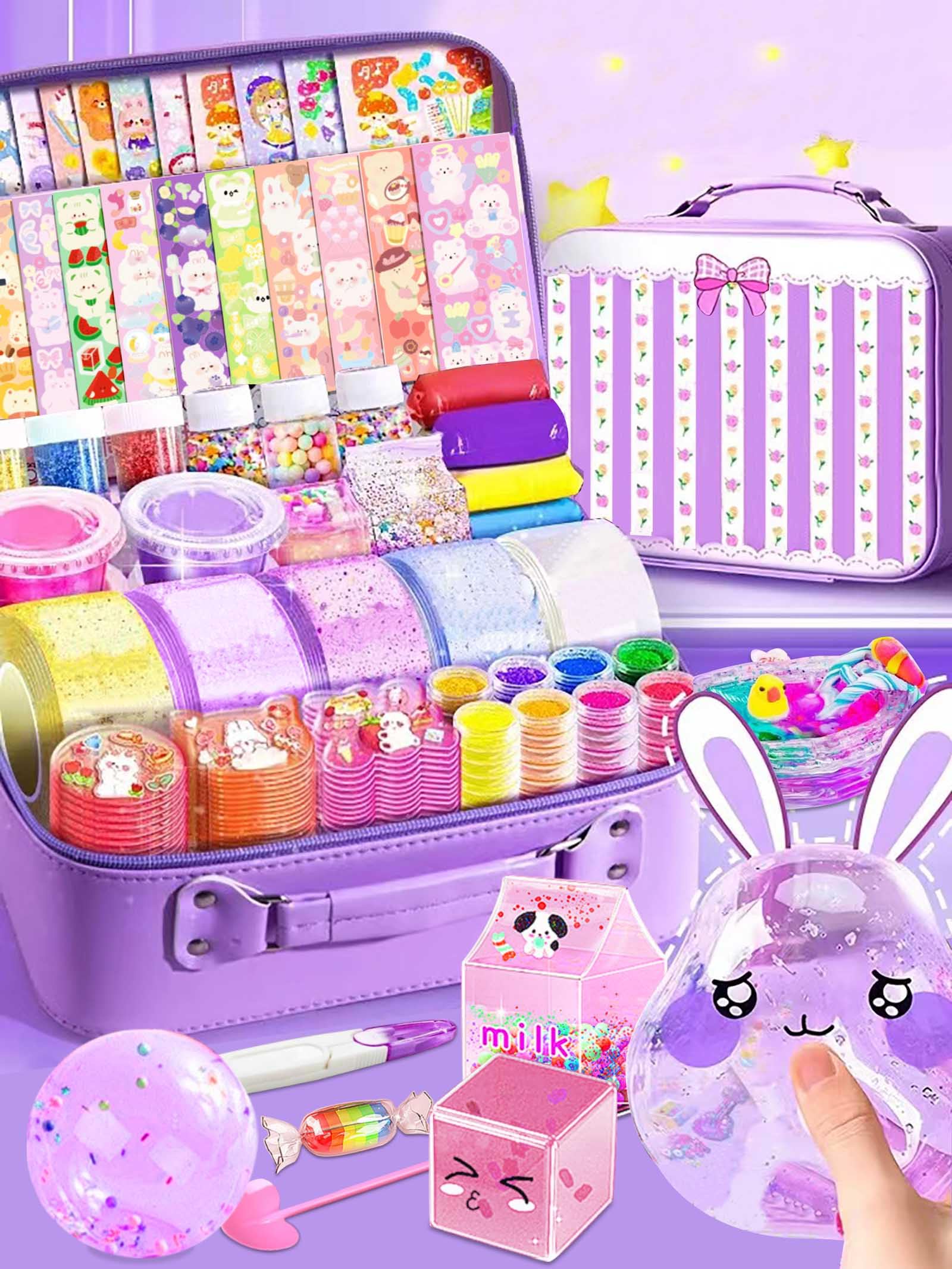 Jimcii Nano Tape Bubble Kit For Kids With Cute Cartoon Handbag, Nano Tape Squishy Maker Kit, Nano Tape Bubbles, Nano Bubble Tape