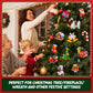 Christmas Advent Calendar 2025 Building Sets, 24 Packs Christmas Ornaments Building Kit, Christmas Tree/Santa/Reindeer/ Gingerbr