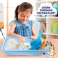 Horizon Group USA Official Bluey Seek & Find Sensory Bin, Ready-to-Use Sensory Toys, Sensory Bin for Kids with Lid, Play Sand, S