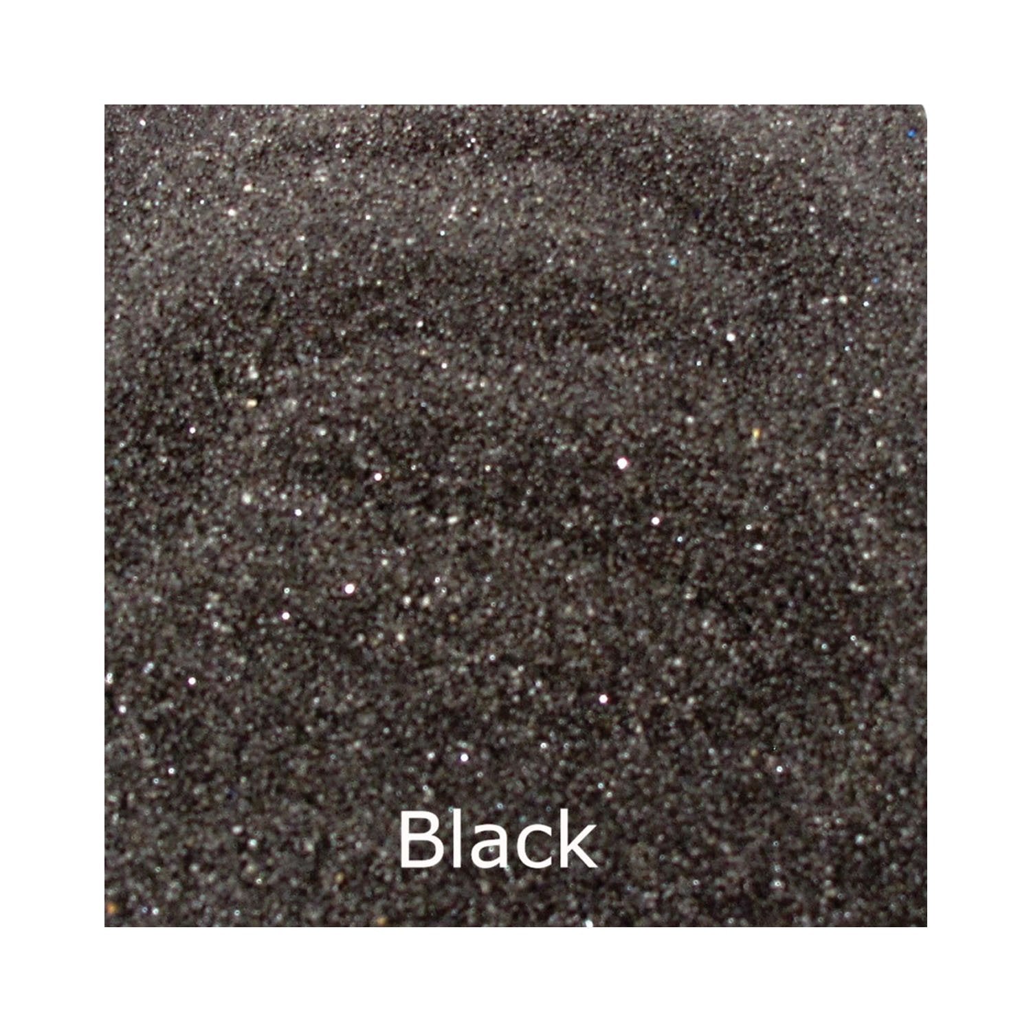 Activa Deep Black Scenic Colored Sand, 25Lb (11.3Kg) | Vibrant, Fine Grain Colorfast Sand For Arts & Crafts