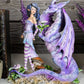 Ebros Gift Amy Brown Romantic Twilight Dragon Courting Fairy Figurine Dragons Are Romantic Statue Fantasy Collectible 8' H