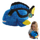 Ecobuddiez - Blue Tang From Deluxebase. 16 Inch Blue Tang Plush Toy. Eco Friendly Child Safe Blue Tang Stuffed Animal Made From 