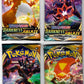 4 x Pokemon decorative replica blade & Shield 3 Darkness Ablaze Booster Packs (4 Supplied) - Pokemon TCG SwSh3