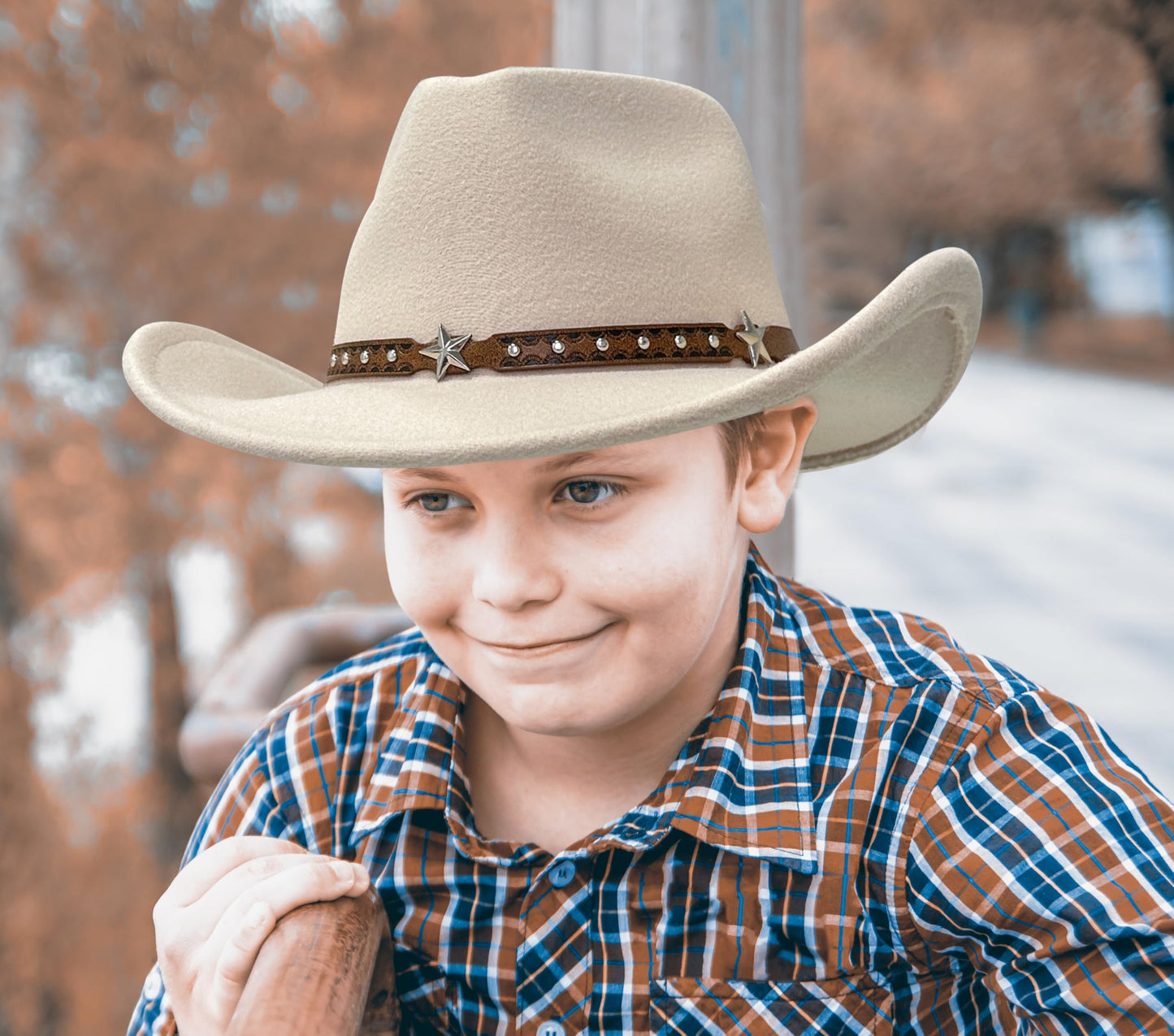 Jastore Toddler Baby Cowboy Hat Infant Baby Boys Girl Cowgirl Hats Kids Western Cowboy Hat (Us, Age, 18 Months, 4 Years, Beige)