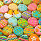 Puzzles For Adults 1000 Piece-Easter Egg Biscuits-Wooden Puzzles-Puzzle Hands-On Game-Family Decoration (1000 Piece, 003)