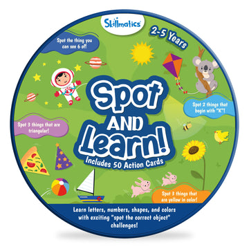 Skillmatics Card Game For Toddlers - Spot & Learn Letters, Numbers, Shapes & Colors, Preschool Learning, Travel Toys, Gifts For Kids Ages 2, 3, 4, 5