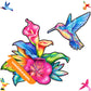 Unidragon Original Wooden Jigsaw Puzzles - Elusive Colibri, 100 Pcs, Small 11.3''X8.5'', Beautiful Gift Package, Unique Shape Be
