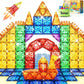 50Pcs Magnetic Tiles Kids Toys For Toddler Stem Magnet Building Blocks Toys, Diamond Tiles Edition Preschool Toys Classroom Must Haves For Kids Games, Sensory Toys For Boys & Girls Age 3-5 4-8 6-8