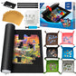 Sancaliie Jigsaw Puzzle Mat Roll Jigsaw Storage Felt Mat  Jigroll Up to 2 000 Pieces with 6 Colorful Trays  Jigsaw Puzzle Player  Gift Box with Drawstring Storage Bag  3 Elastic Band  Hand Pump