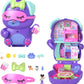 Polly Pocket Dolls And Playset, Sleepover Puppy Compact, Travel Toy With 1 Micro Doll, Pet Dogs, Food & Fashion Styling Accessor