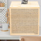 Hchangen Wooden Savings Challenge Box For Adults Kids, Wood Coin Piggy Bnak, Must Break To Open Money Box With Counter (Natural,