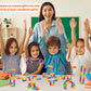 Aubrogo Wacky Track Fidget Toys - 20 Pack Rainbow Plastic Classroom Gifts, 140 mm G-01