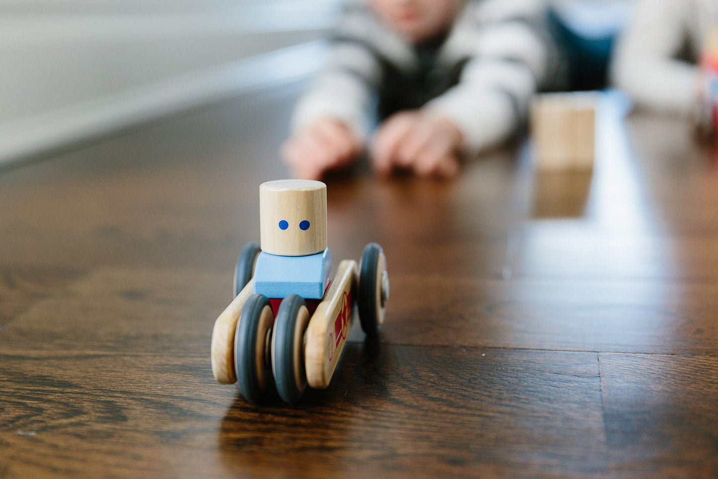 4 Pack Tegu Magnetic Wooden Wheels
