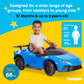 Kidzone Kids 12V Licensed Lamborghini Huracan Ride On Car Battery Powered Electric Vehicle Toy With 2 Speeds, 4-Wheel Drive, Sus