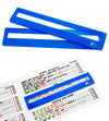 QANIUOS Mahjong Line Finder, 2 Pack Mahjong Rules Reader, Acrylic Card Rules Helper for Mahjong Players Accessories and Gifts(Bl