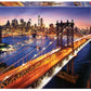 Educa - Manhattan At Sunset - 3000 Piece Jigsaw Puzzle - Puzzle Glue Included - Completed Image Measures 47.25' X 33.5' - Ages 14+ (18508)