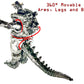 Twcare Mechagodzilla Mecha Godzilla Vs. Kong Toy Action Figure (The Superior-Armed), 2003 Movie Series Movable Joints King Of Th