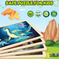4 Packs Puzzles For Kids Ages 4-6, Wooden Dinosaur Puzzles For Toddlers Ages 2-4, Preschool Educational Dino Puzzles Boards Toys