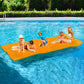ZIPEAK Lily Pad Floating Mat, 12' x 5' Floating Mat for Lake, 3-Layer Tear-Resistant XPE Foam with a 16.4 FT Bungee Tether, A Gr