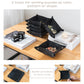 Tektalk Foldable Jigsaw Puzzle Board With 6 Sorting Trays, Portable Puzzle Mat With Puzzle Dustproof Cover For Puzzle Storage Puzzle Saver, Non-Slip Surface, Up To 1000 Pieces (Gray)