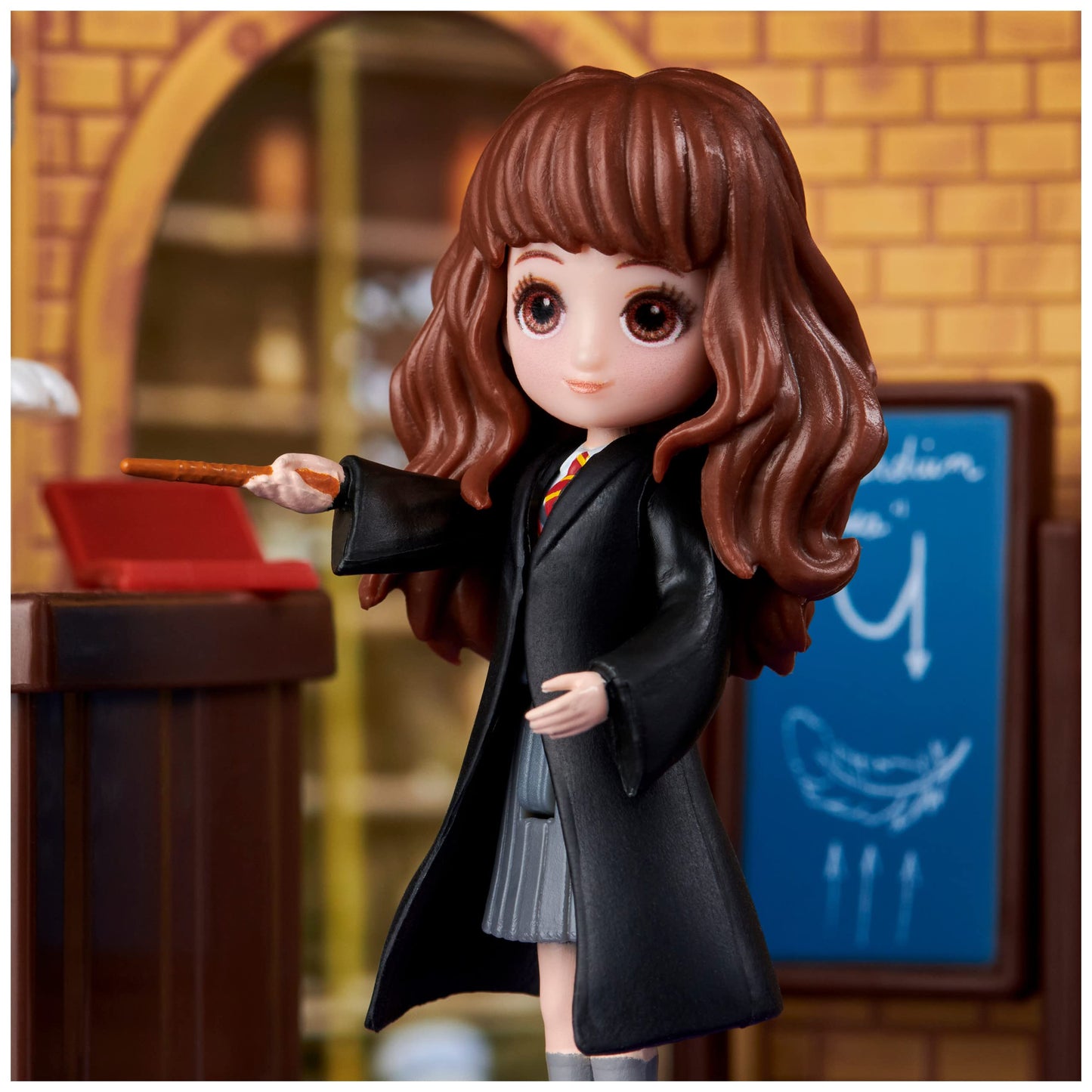 Wizarding World Harry Potter  Magical Minis Charms Classroom with limited availability Hermione Granger Figure and Accessories  Kids Toys for Ages 5 and up