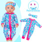 Unicorn Element 5 Sets 14-18 Inch Baby Doll Clothes Outfits Casual Wear For 17 Inch Baby Doll 10 Pcs Girl Doll Clothes And Headbands For 15-18 Inch Doll
