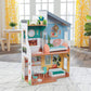 KidKraft Emily Wooden Dollhouse with 10 Accessories Included, for 12 Dolls, Gift for Ages 3+