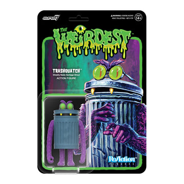 Super7 The Weirdest Trashquatch (Indigo To Hell) - 3.75'' The Weirdest Action Figure Campy Horror Collectibles And Retro Toys