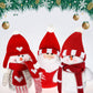 4 Pack Doll Clothes Christmas Mini Snowman Hats Scarf, Santa Knit Hat Christmas Tree Scarf For Doll Elf Santa Mini Snowman (Cute