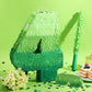 WinnerWhy Number Piata Decorations 16 Inch Gradient Green Number Piata with Blindfold Stick and Confetti for Birthday Baby Showe