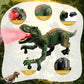 Talgic Remote Control Dinosaur For Boys 4-7, Robot Dinosaur Toys For Kids 5-7, Rc Dinosaur With Realistic Legs & Spray Stream,Remote Dinosaur Toys For Kids3 4 5 6 7 Year Old Boy Birthday Gift (Green)
