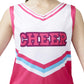 Spooktacular Creations Halloween Girl Cheerleader Outfit  Pink Zombies Cheerleader Costume for Girls Set for Halloween Dress-Up  High School Themed Party (X-Large  12-14 yrs)