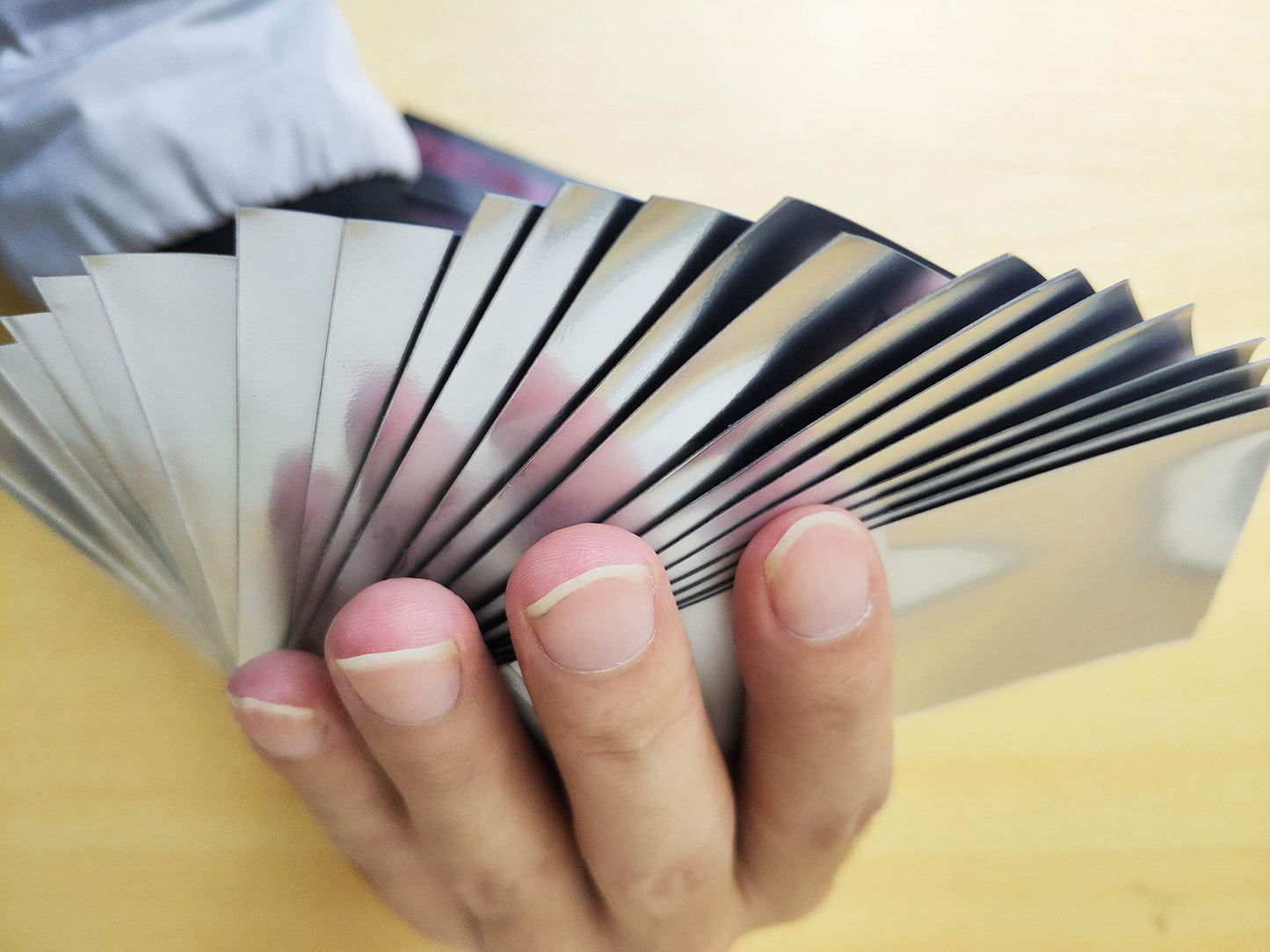 60 Pcs/Set Black Lotus Colorful Backs Tcg Card Sleeves , Board Game Card Sets Protective For Mtg Tcg Ccg Rpg (Black)