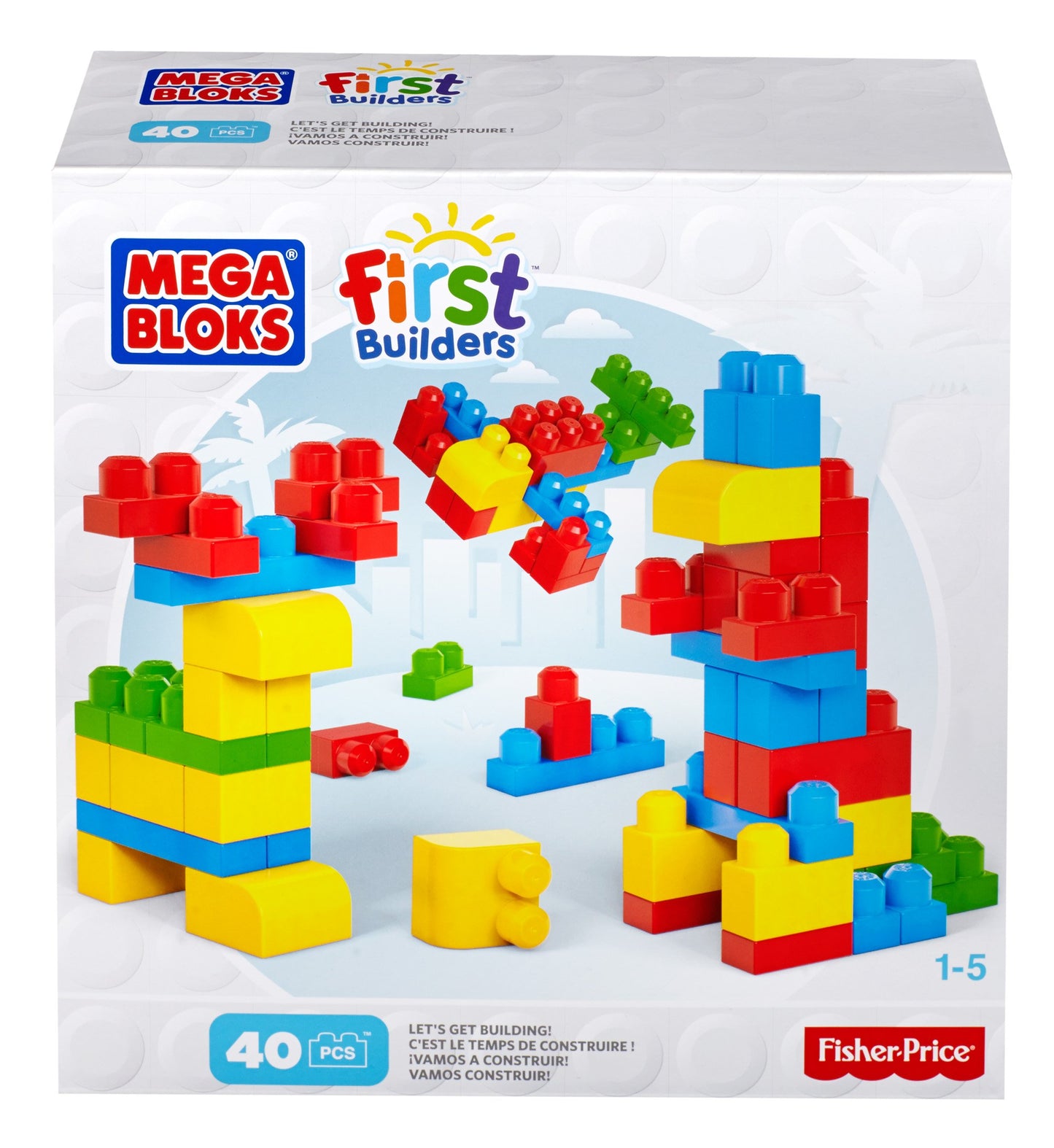 Mega Bloks Lets Start Building 40 pieces