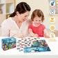 Lelemon Puzzles For Kids Ages 4-6,Underwater World Puzzle 100 Piece Puzzles For Kids In A Metal Box, Educational Kids Puzzles Jigsaw Puzzles 100 Piece Puzzle Games Puzzle Toys For Girls And Boys