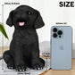 H&W Black Labrador Dog Coin Money Bank, Shatterproof Dog Piggy Bank, Creative Money Bank, Can Store 1000 Coins, Best Bitrthday Gift (Wk34-D3)
