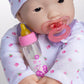 JC Toys La Baby 20-Inch Soft Body Baby Doll, Asian Purple, Washable, Removable Outfit, Model 15342, For Children 2 Years +