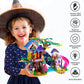 Hiemao Treehouse Building Blocks, Friendship Forest Treehouse Building Toy With Slide, Swing, Animals, Creative Forest Toy Great