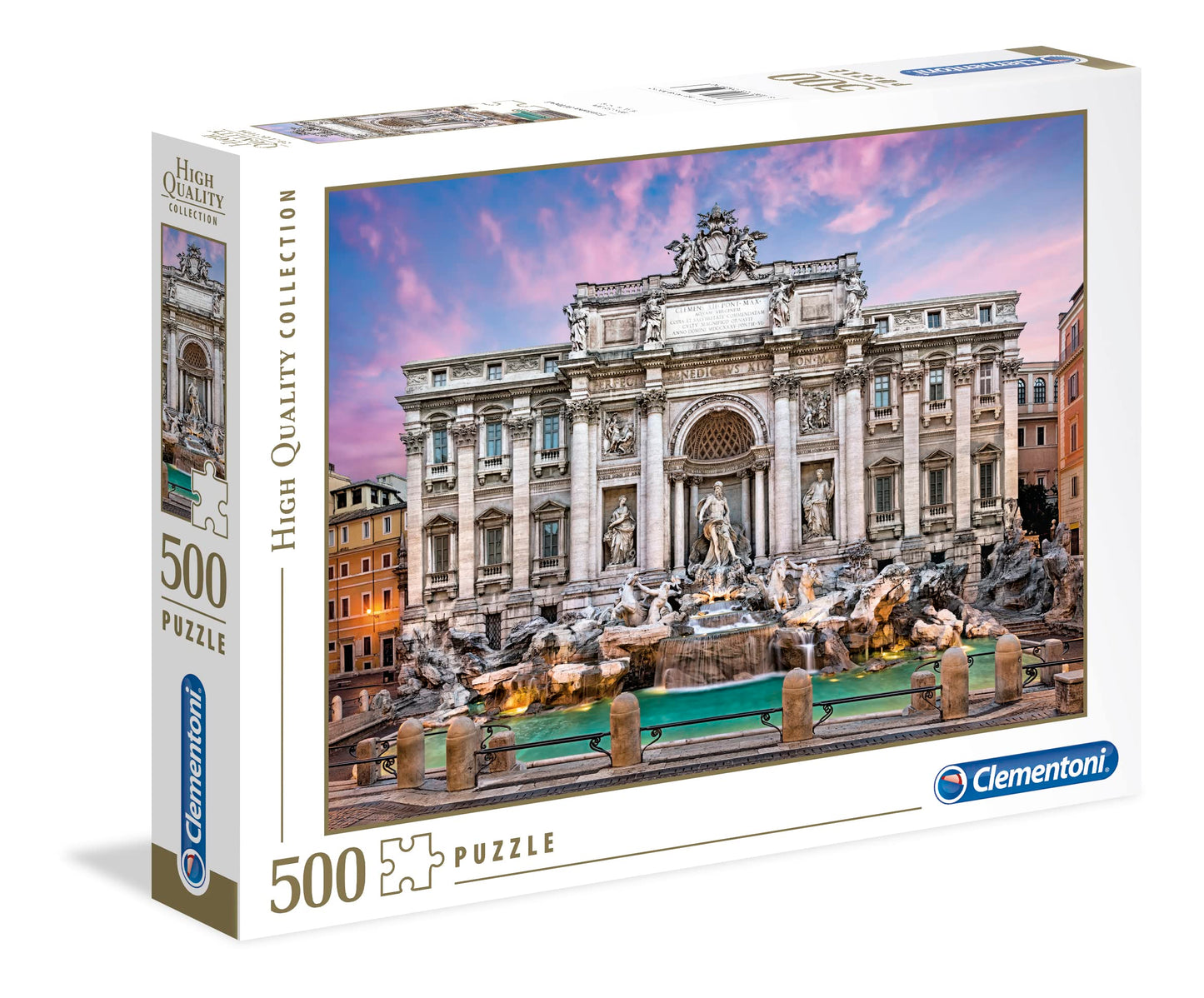 Clementoni Trevi Fountain 500 Piece Jigsaw Puzzle For Adults