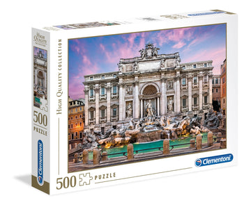 Clementoni Trevi Fountain 500 Piece Jigsaw Puzzle For Adults